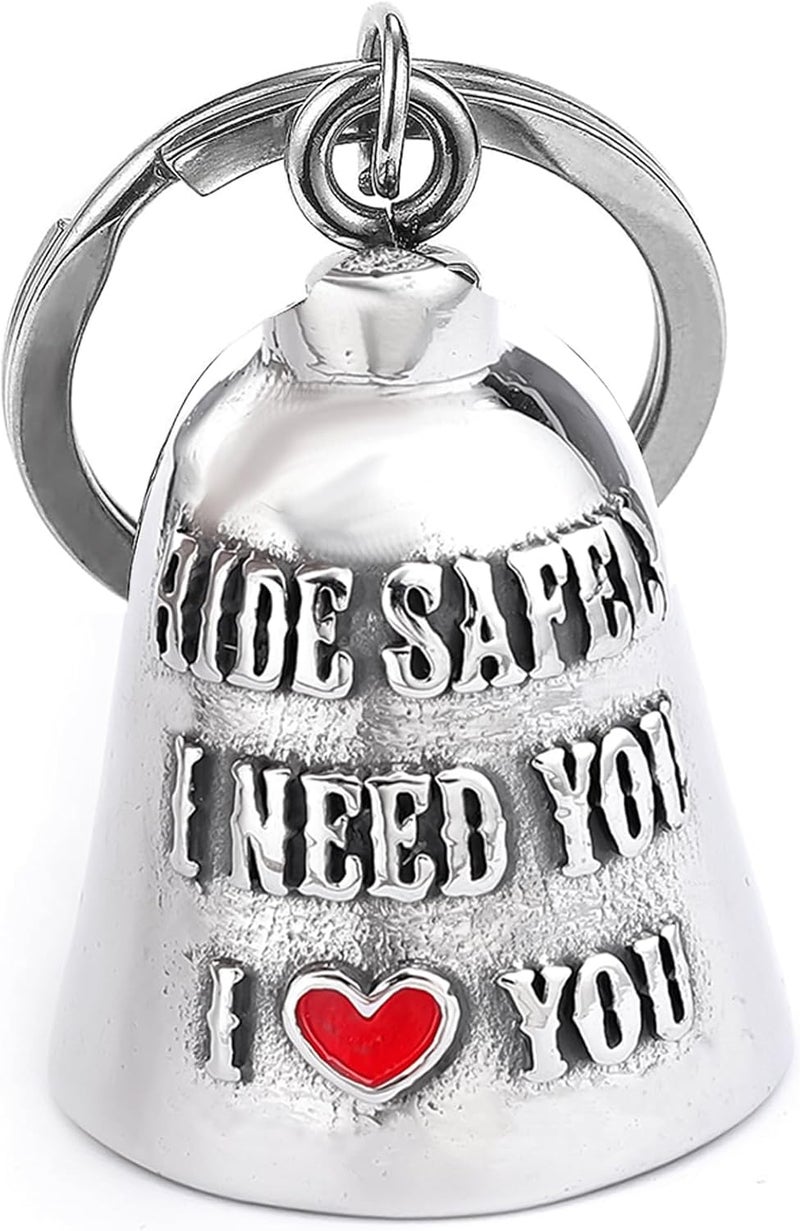CYZBTBl Motorcycle for Bells - Motorcycle Angel Bell for Men Women,Bell Biker Accessory,Guard Riding Safety - Image 1
